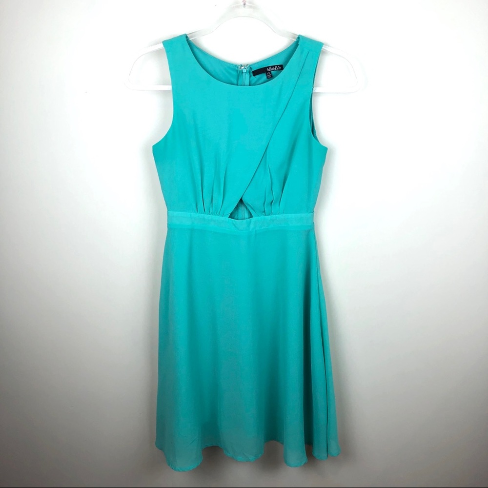 Lulus Seafoam Green Front Cut Out Dress XS